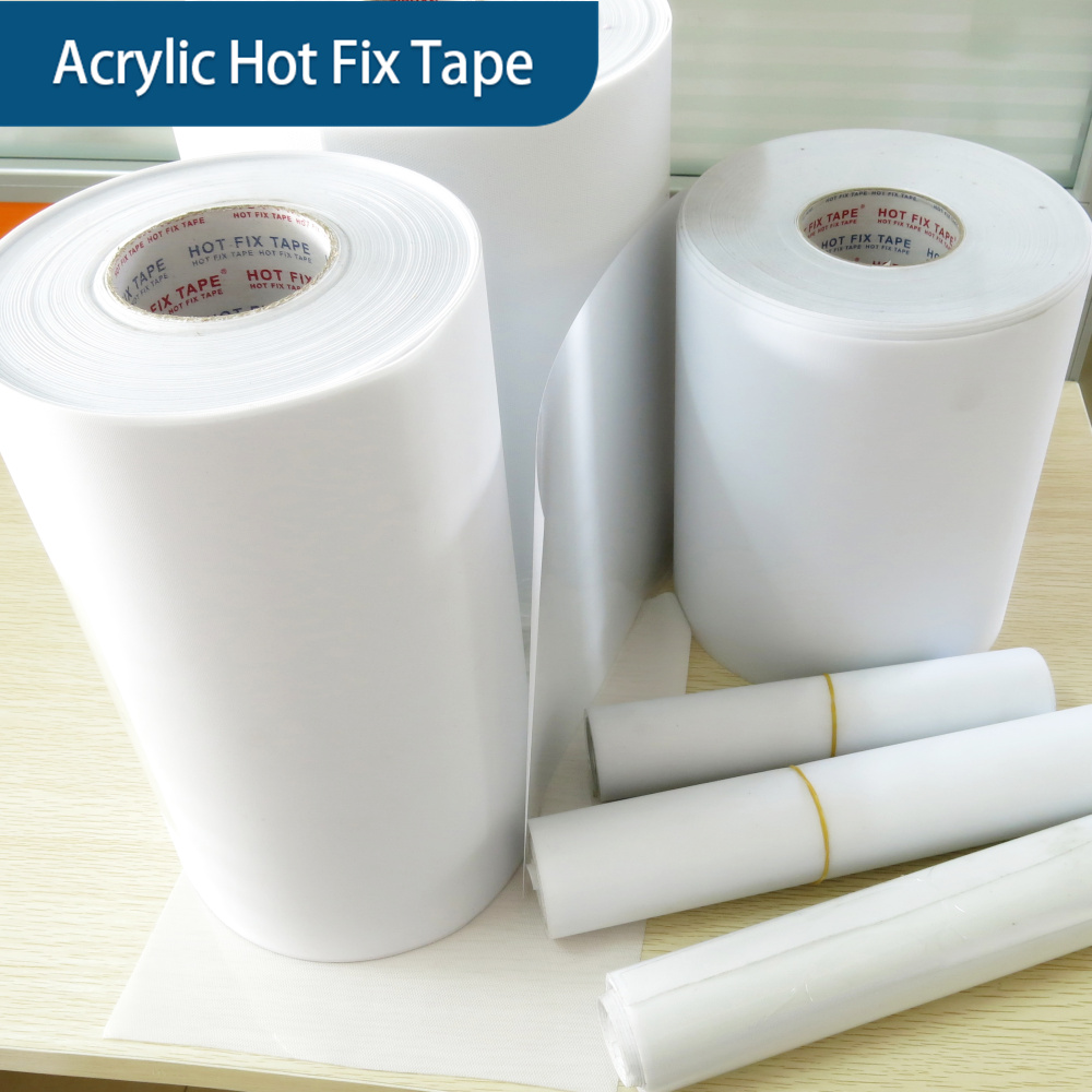 Oleeya Factory Wholesale High quality Hot Melt Adhesive Paper Transfer Film Acrylic Hotfix Tape For Hot Fix Rhinestones