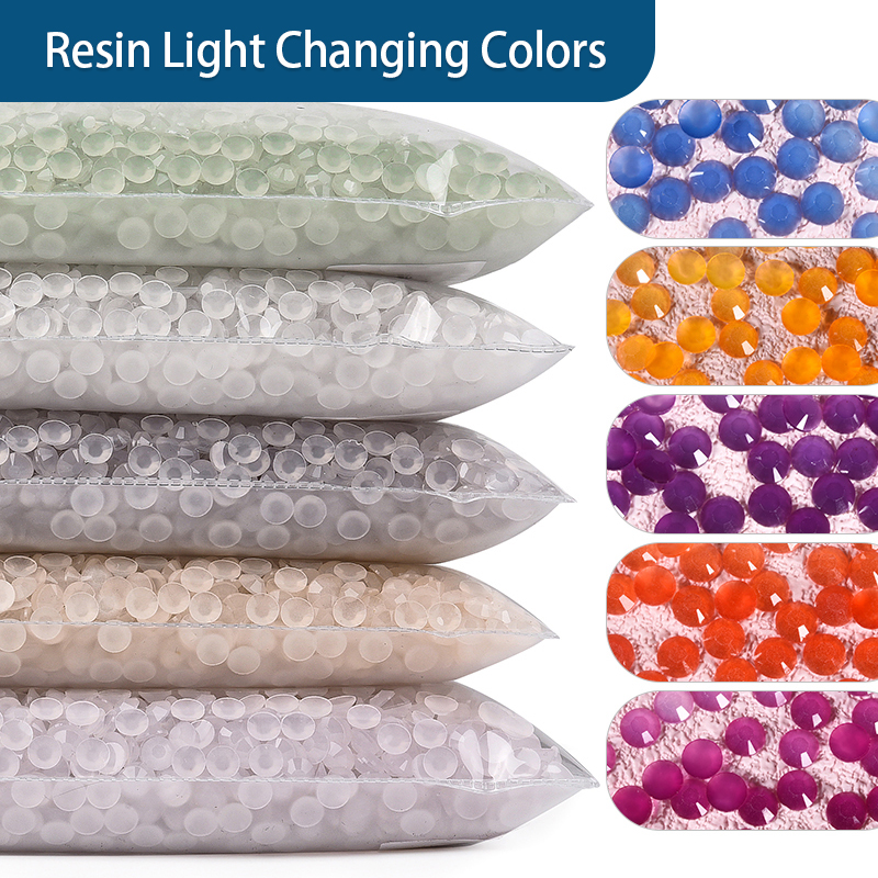 Glitter Light Change Resin Non Hotfix Rhinestones Bulk Wholesale Strass стразы DIY Nails Crystals for Nail Charms Dress Vestidos