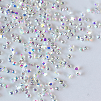 1-1.6mm glass micro zircon tiny pixie dust for nail