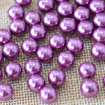 Embroidery Round Pearl Amethyst Beads Designs Sunglasses Decoration