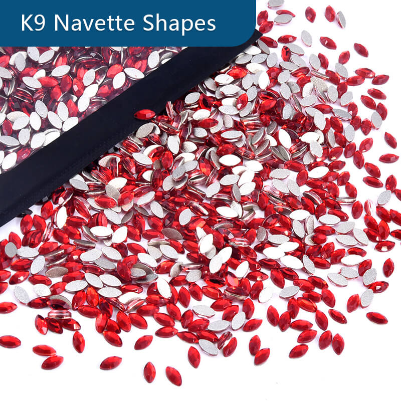 Mini Nail Art Rhinestones Crystal Glass Flatback Diamonds Mixed Shape Sparkle DIY Nail Luxury Manicure Accessories