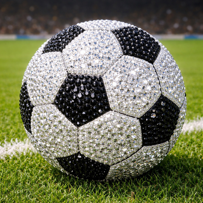 Bling Meets Football: Handcrafted Rhinestone Soccer Balls Redefine World Cup Luxury Collectibles